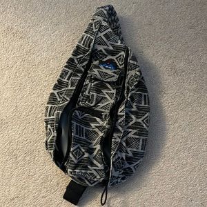 KAVU Gray Geometric Sling Bag